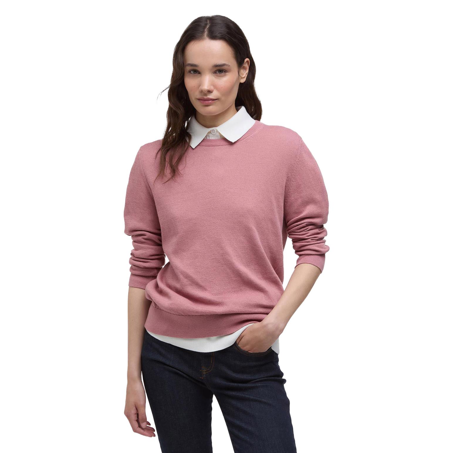 Barbour Lavender Knitted Jumper